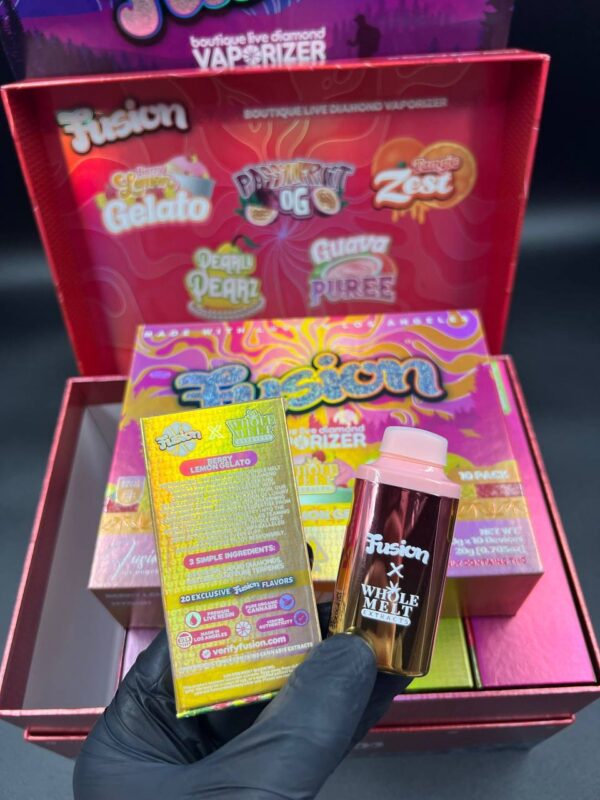 Berry Lemon Gelato Whole Melts x Fusion – 2G Hybrid Disposable Vape - Image 2