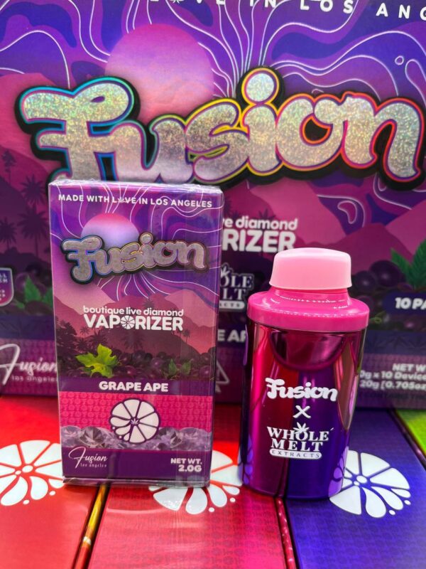 Grape Ape Whole Melts x Fusion – 2G Indica Disposable Vape - Image 2